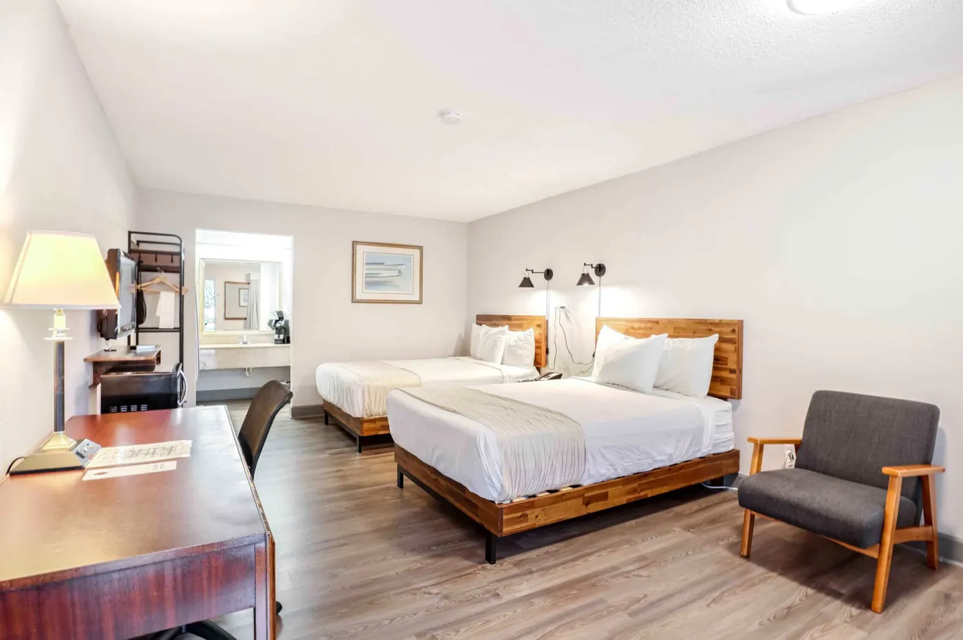 Double Poolside room at The Guest Lodge